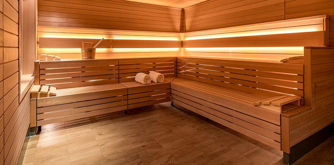 Re-energise in the sauna